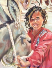 Bedouin Girl at Petra